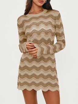 Stay Bright and Breezy: A Review of the Women's Crochet Colorful Mesh Summer Long Sleeve Cover Up